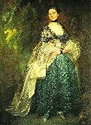 Thomas Gainsborough lady getrude alston painting